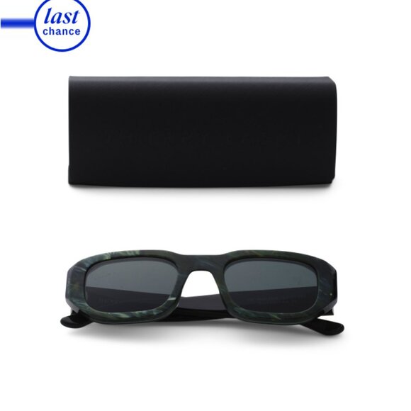 THIERRY LASRY Green 51mm Rectangular Sunglasses - Picture 1 of 2